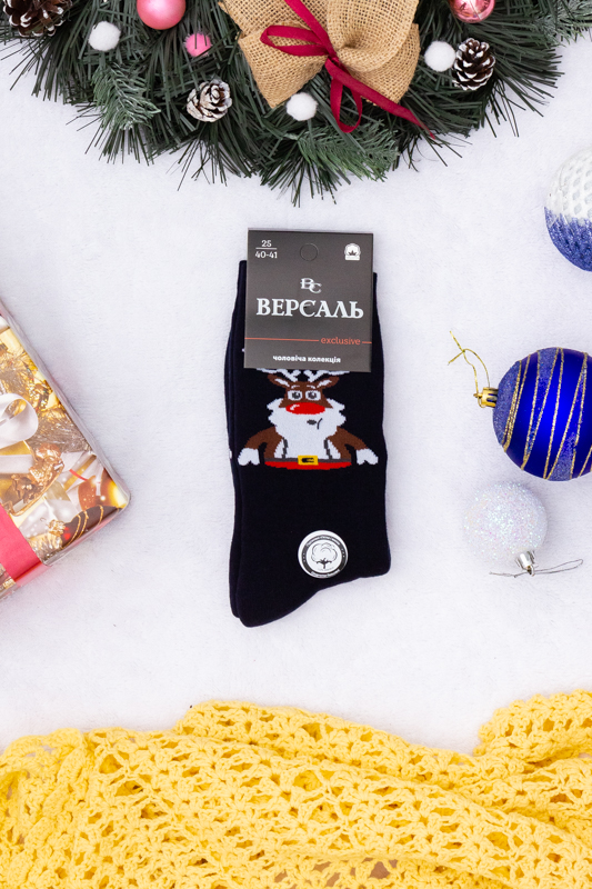 Шкарпетки чоловічі "Новорічні" (зима)